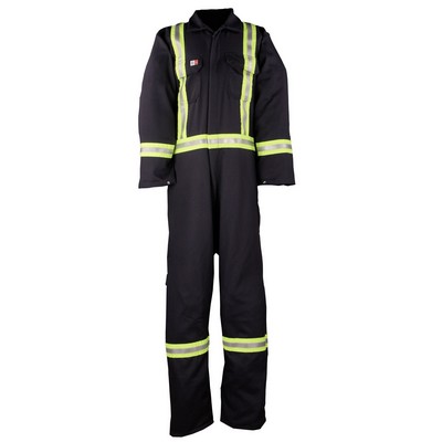 7 Oz. Westex® UltraSoft® Flashtrap® Ventilated Coverall w/Reflective Tape