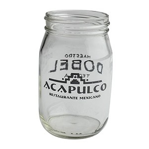 16 Oz. Drinking Jar