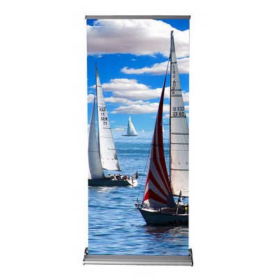 Goldstep Retractable Banner Stand 36" & 84" Graphic