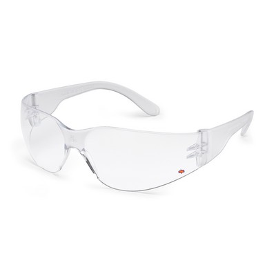 Clear frame, universal-fit temple, anti-fog lens, Starlite safety glasses