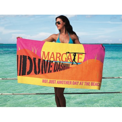 35" X 60" Custom Fiber Reactive Beach Towel