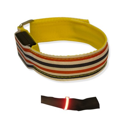 LED Polyester Fabric Armband