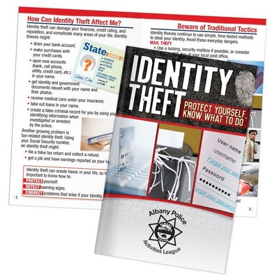 Identity Theft: Protect Yourself, Know What To Do Handbook - Personalized