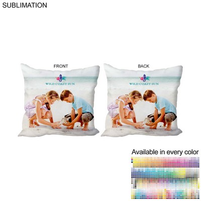 Sublimated or Blank Polyester Large Throw Cushion, 20x20