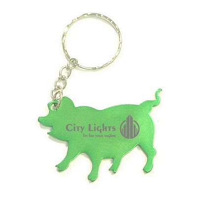 Pig Shaped Bottle Opener Key Chain