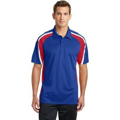 Sport-Tek® Tricolor Micropique Sport-Wick® Polo Shirt