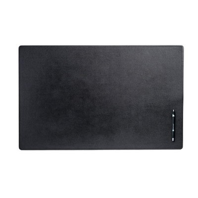 Leather Black Desk Mat Without Rails (30"x19")