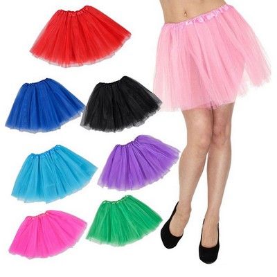 Adult 3 Layered Tulle Tutu Skirt