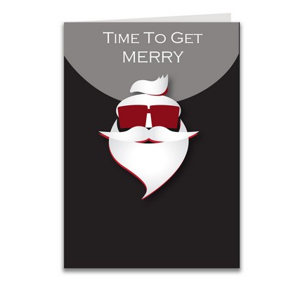 Holiday Party/Time to Get Merry Invitation Greeting Card