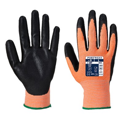 Nitrile Foam Amber Cut Gloves