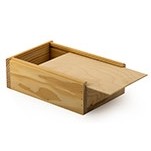 Wooden Slide Top Box (8 1/2"x9"x3 3/8")