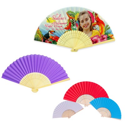 Various Folding Paper Fan - Two Sides