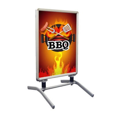 BBQ Pre Printed Springster™ L Snap Frame Brown