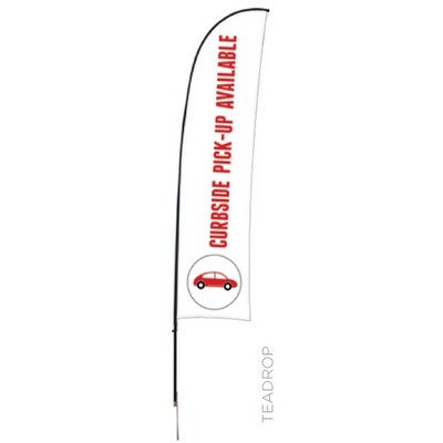 Zoom™ Flex Large Outdoor Flag (Hardware Only)