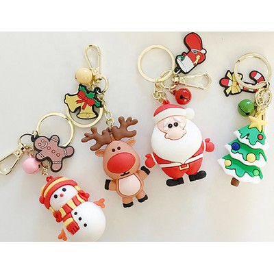 Christmas PVC Keychain