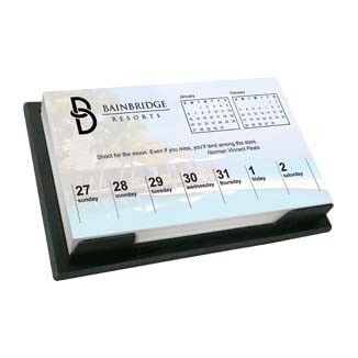 Custom Weekly Desk Calendar