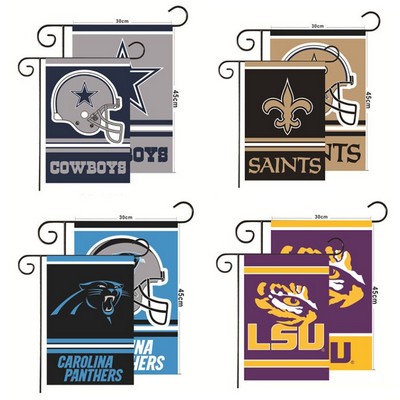 Custom NFL Garden Flag Fully Printed Double Sided