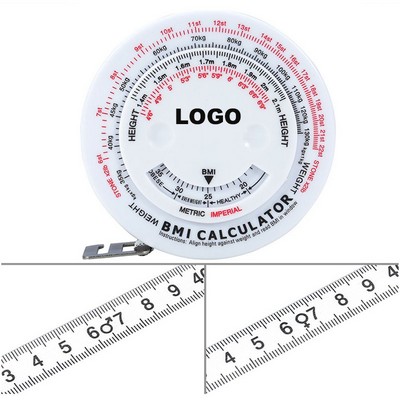 BMI Body Mass Index Retractable Tape