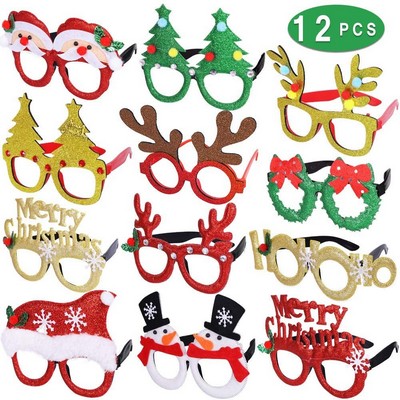 Festival Colorful Kids Children New Year Decoration Party Decorated Eyeglass Christmas G