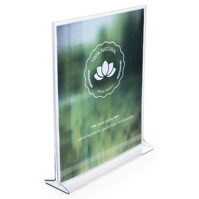 High Open Top Acrylic Sign Holder (4"x6")