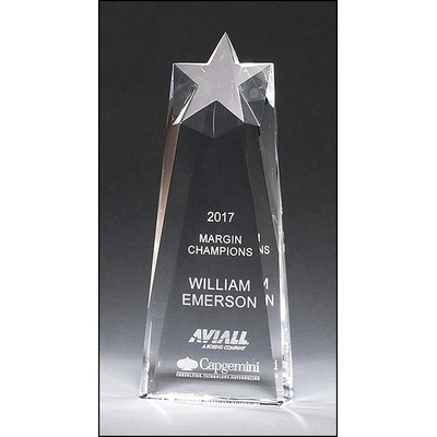 Orion Star Crystal Award, 8 1/2"H