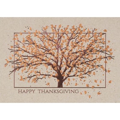 Autumn Tree Thanksgiving Card