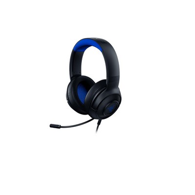 Razer Kraken X Ultralight Gaming Headset: 7.1 Surround PC, Xbox, PS4, Nintendo Switch - Blue/Black