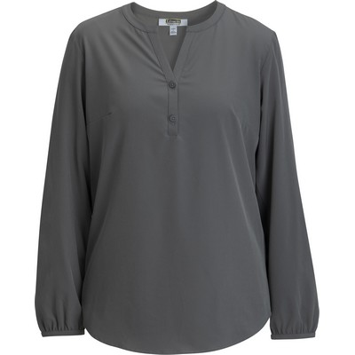 Ladies' Open V-Neck Blouse