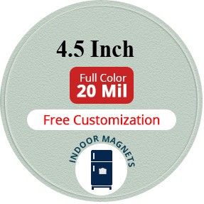 Magnets - 4.5 Inch Diameter Circle - 20 mil - 4 Color Process