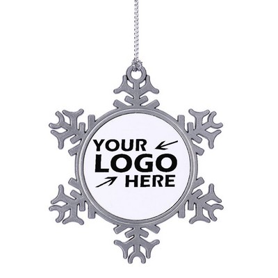 Metal Snowflake Ornament