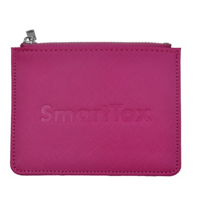 Faux Saffiano Leather Pocket Wallet