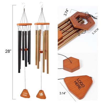 Wood And Aluminum Wind Chimes