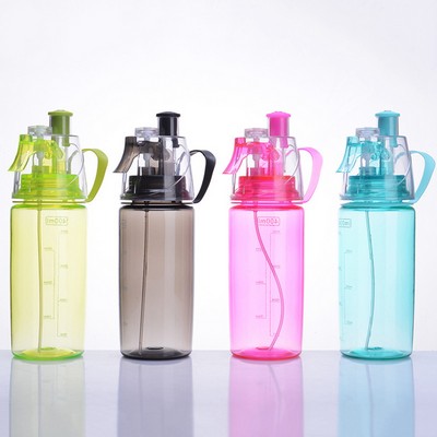 400 ML Plastic Drink Spray Sport Water Bottle