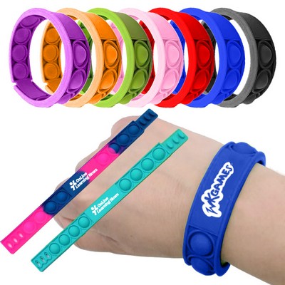 Silicone Push Pop Bubble Fidget Bracelet Wristband