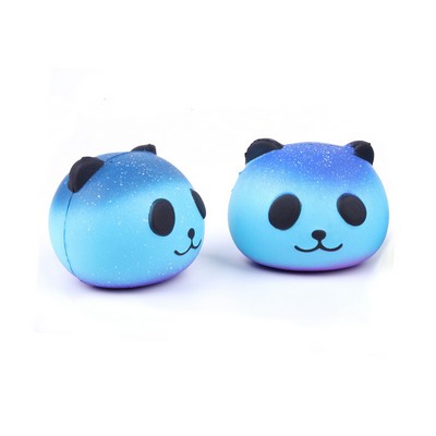 Slow Rebound Blue Panda Head Stress Ball