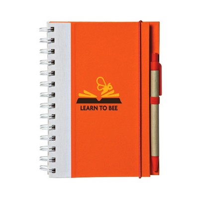 Duotone Bright Eco Notebook (2 Color Imprint)