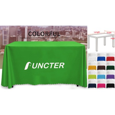 6FT Premium Convertible Standard Table Cover (Full Color Dye Sublimation)-4 Sided