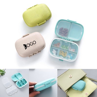 8 Compartments Travel Pill Box