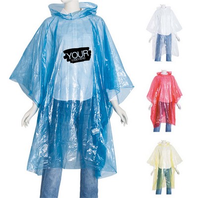 Disposable Rain Ponchos for Adults