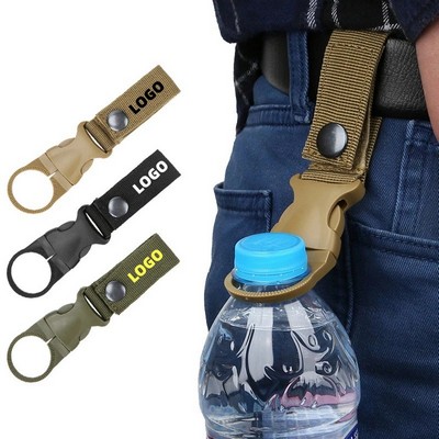 5.7"x1" Portable Water Bottle Holder Ring Hanging Buckle Clip