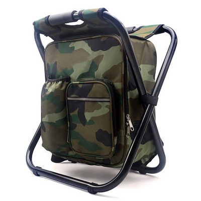 Polyester Zippered Cooler Bag Chair