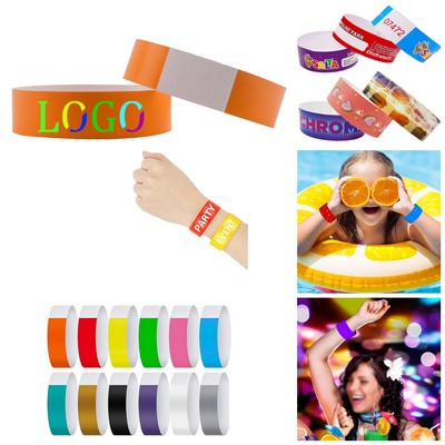 Custom Printed Waterproof Paper Wristbands