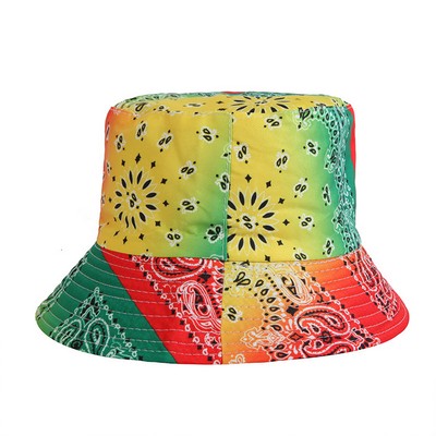 #6 Polyester Reversible Fashion Sun Hat Bucket Hat