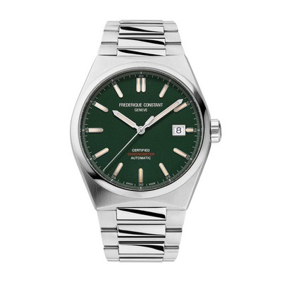 Frederique Constant® Men's Highlife Automatic Stainless Steel Bracelet Watch w/Green Dial