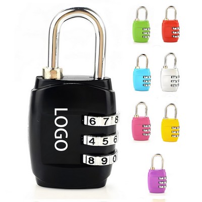 3 Digit Combinations Padlock