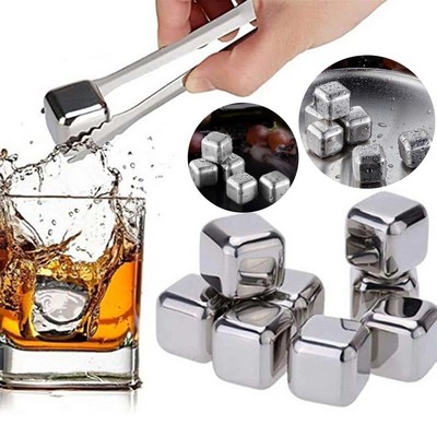 Stainless Steel Reusable Whiskey Ice Cubes