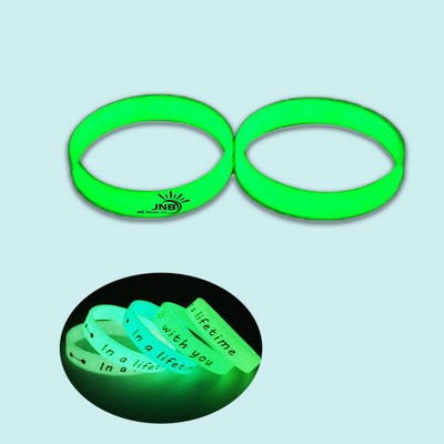 Light-Up Silicone Wristbands with Custom Imprint