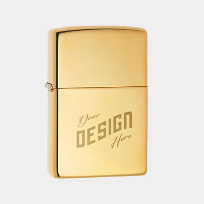 Zippo® Windproof Classic High Polish Brass Lighter