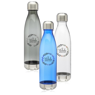 Plastic Cola Shaped Water Bottles - 25 oz