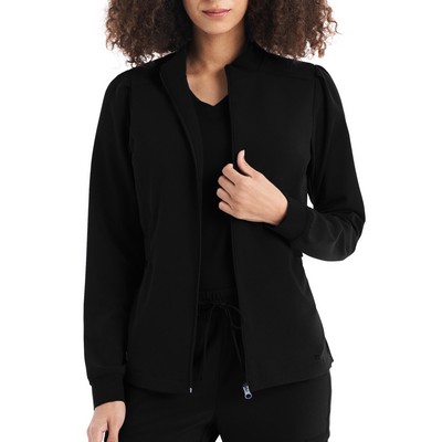 White Cross - CRFT - Women's 2-Pocket Mock Neck Zip-Front Jacket